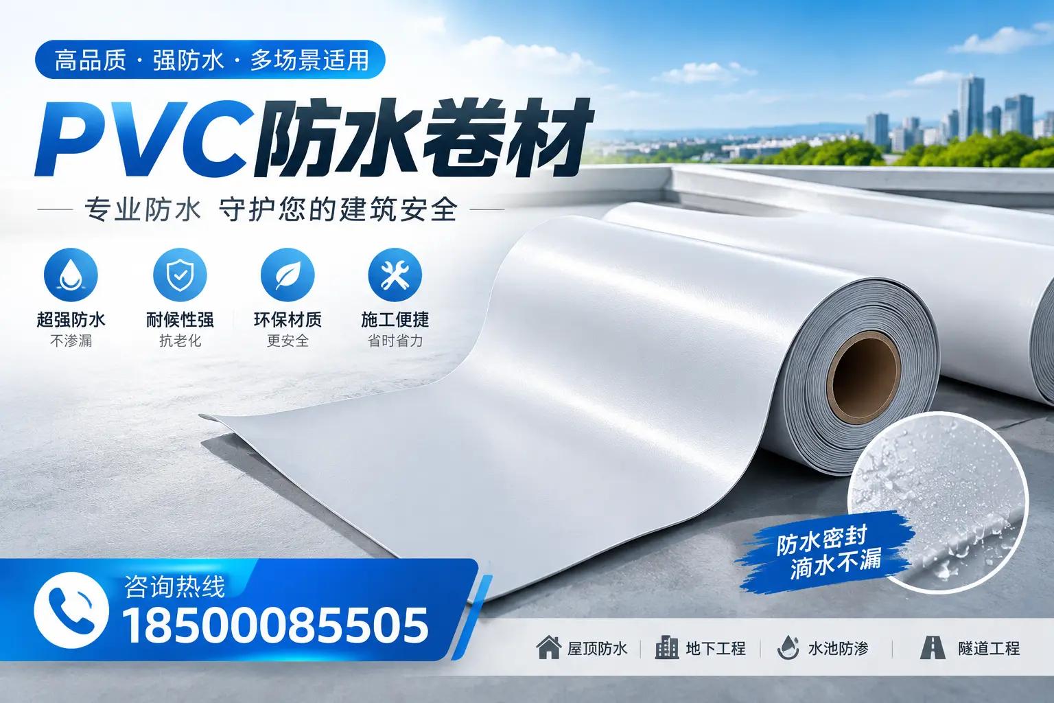 PVC防水卷材的市场竞争分析，百色品牌选择参考
